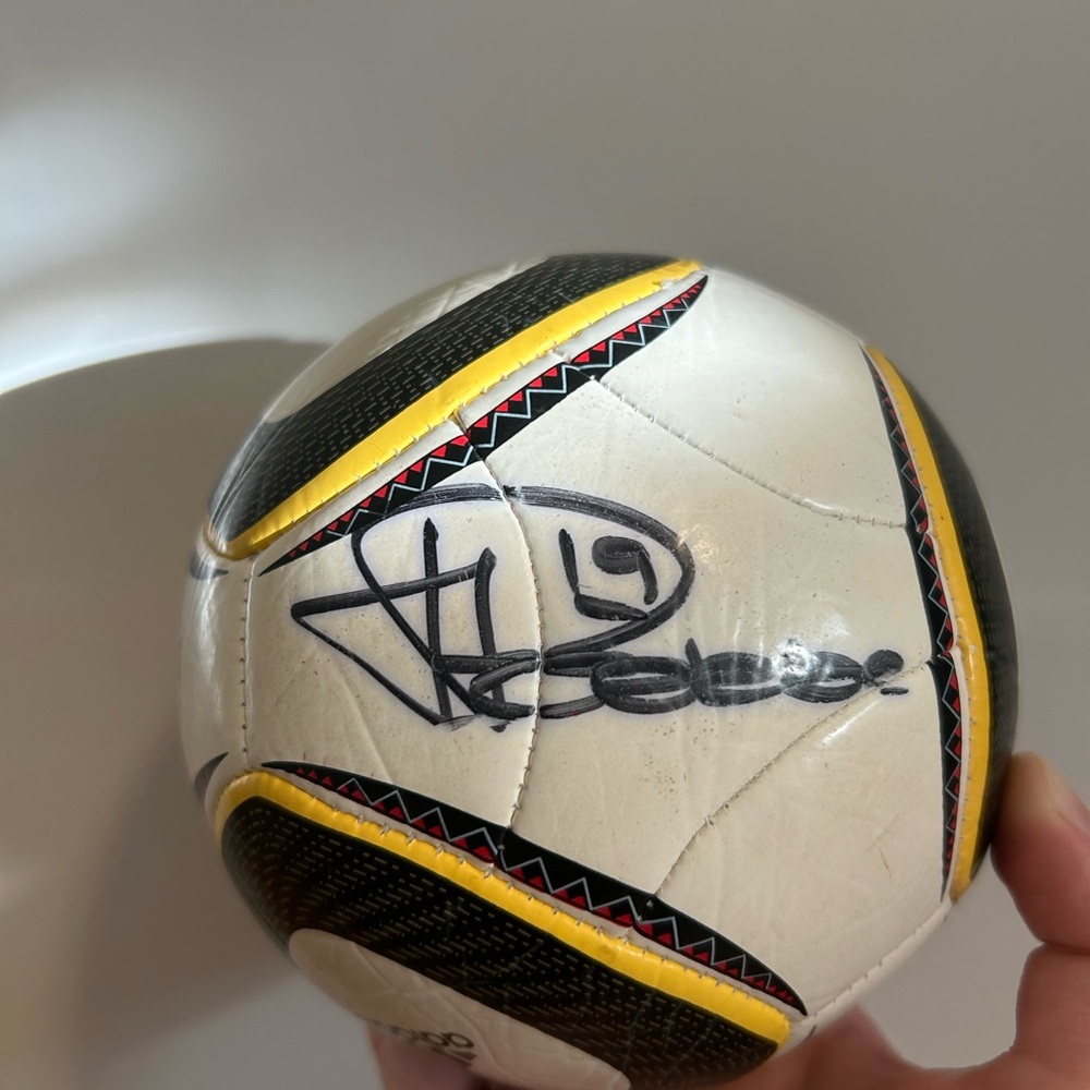 Autographed Soccer Ball From South Africa 2010 World FIFA Cup